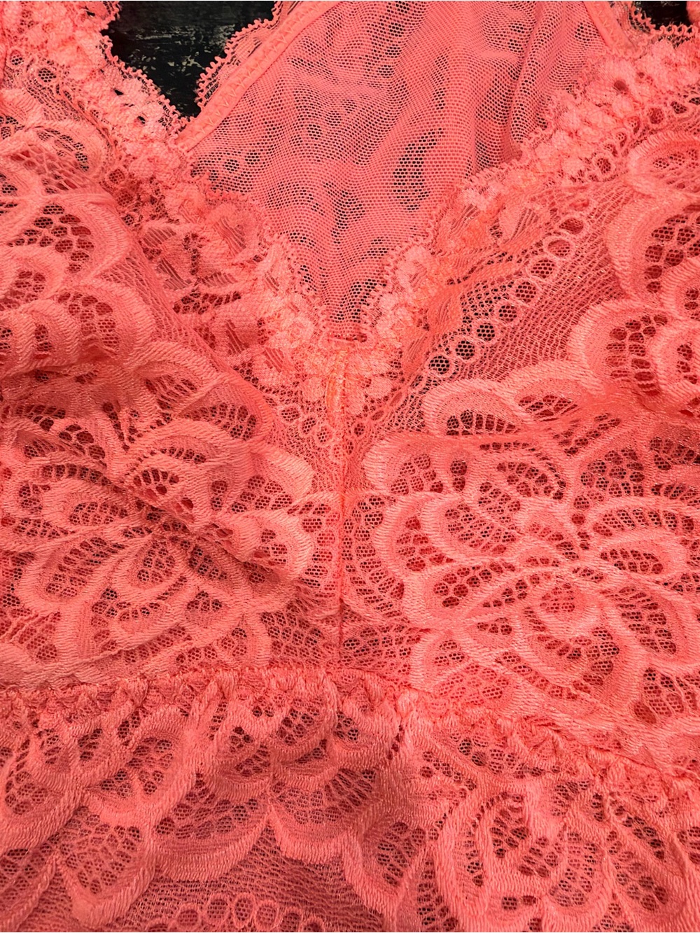 Torrid Unlined Lace Racerback Bralette - Picture 3 of 6